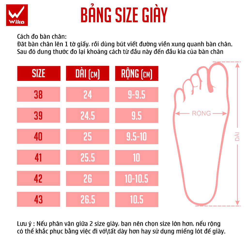 Giày đá Bóng Wika 3 Sọc (2)